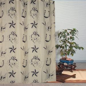 ม่านห้องน้ำสีเทอร์ควอยซ์สำหรับใช้ในห้องน้ำม่านอาบน้ำดีไซน์พิมพ์ลายผู้จัดจำหน่ายในอินเดีย - Product Image 5