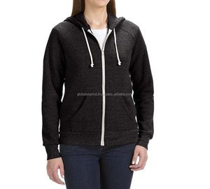 Chaqueta de chándal de estilo callejero con logotipo personalizado para mujer Sudadera con capucha para mujer con estampado de soplo Cuello con capucha de talla grande para invierno - Product Image 2