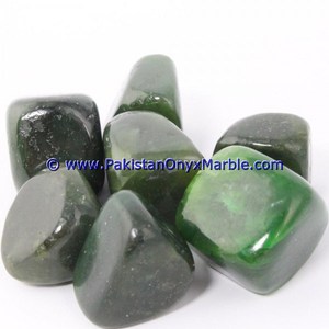 Cabujón Ovalado Verde Pulido de Jade Nefrita Natural, Piedra Preciosa Mineral de Cuarzo, Cabujones de Jade Nefrita Sueltos - Product Image 2