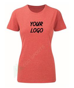 OEM personalizado logotipo y etiqueta de las mujeres 100% de algodón de manga corta O-cuello camiseta Casual Yoga Deportes Imprimir Decoración Tallas grandes - Product Image 3