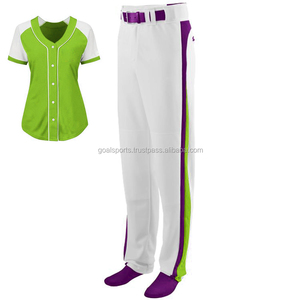Ensemble de vêtements de sport respirants d'uniforme de maillot de baseball et de softball de haute qualité - Product Image 1