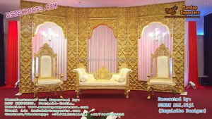 ที่มีชื่อเสียงจัดงานแต่งงานเวทีหลังกรอบที่งดงามเวทีแต่งงานฉากหลังกรอบไฟเบอร์อัญมณีแผงผู้ผลิต - Product Image 4