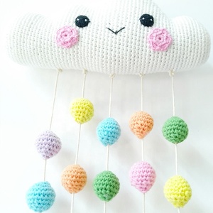 Colorato Scuola Materna Della Decorazione Del Bambino Presepe Mobile Gancio Passeggino Oscillante Nube Mobile Giocattoli Per I Bambini Regalo - Product Image 3