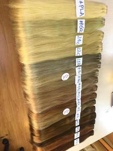 Extensión de cabello virgen vietnamita de calidad Empaquetado Muchos colores Cabello de tejido Rubio marrón - Product Image 3