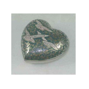รูปหัวใจนกอินทรีพิมพ์โกศกล่องสำหรับเถ้ากระดูกมนุษย์ศพโกศศพเพื่อเป็นเกียรติแก่คนที่คุณรัก - Product Image 1