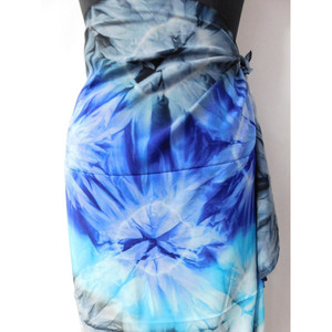 Vestido playero multicolor para mujer, pareo sarong - Product Image 6