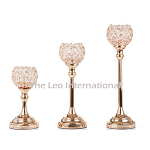 Boule de cristal pilier bougeoir nouveau design boule de cristal pilier bougeoirs dernière conception boule de cristal pilier bougeoirs - Product Image 1