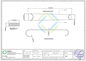 Retractor Quirúrgico Manual para Bebés Instrumento Retractor Roux Fabricado en Acero Inoxidable - Product Image 5