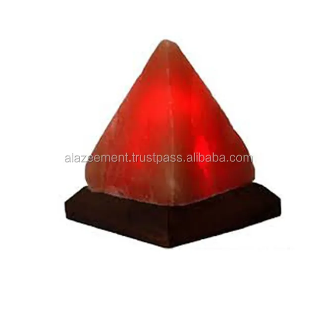 Himalaya-Pyramide Kristall Steinsalz Lampe