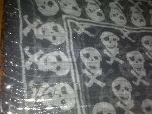 Bufanda ligera de algodón con estampado de calavera para la temporada de otoño de las niñas chal y bufandas tradicionales - Product Image 4