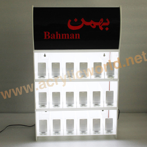 ชั้นวางแสดงบุหรี่อะคริลิคแบบกำหนดเองจากโรงงานจีนพร้อมไฟ LED - Product Image 6