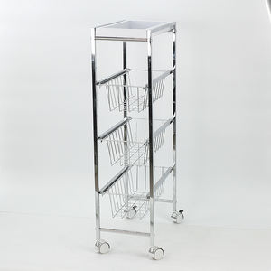 Bandeja de almacenamiento de 2 niveles, con 2 cajones de alambre de Metal - Product Image 3