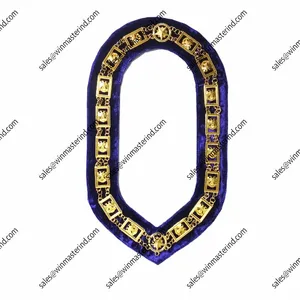 Masonic Regalia 32องศาสก็อตพิธีกรรมห่วงโซ่โลหะคอ - Product Image 1