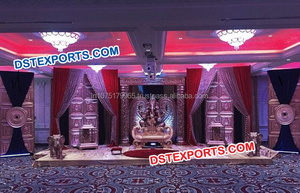 แต่งงานJodha Akbarเวทีชุดแบบดั้งเดิมออกแบบเวทีแต่งงานตั้งเวทีแต่งงานตั้งผู้ผลิต - Product Image 3