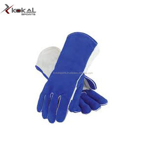 Gants de sécurité pour le soudage CE EN 388, en cuir non doublé, anti-chaleur, pour la protection contre les impacts et antidérapants - Product Image 3