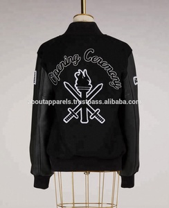 Tf — vestes en laine avec manches en cuir, vente en gros, 100%, bonnine - Product Image 4