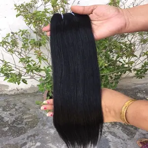 批发印度未经加工的10A 12A 13A人类头发直接在印度卖优质头发，长持久