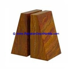 ที่กั้นหนังสือรูปสามเหลี่ยมออนิกซ์ ของตกแต่งโต๊ะทำงาน ของขวัญแปลกใหม่ - Product Image 4