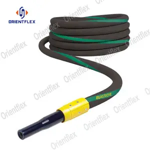 Heavy duty flexible black 10 bar sand suction rubber shot sand blast sandblasting hose tube suppliers