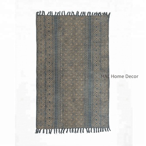 Custom Made Indian Dhurrie Rugs Home Decoration Designer Rugs, Cheap Prayer Rug, Outdoor <b>Yoga</b> Picnic Hand Woven Rug - Product Image 1