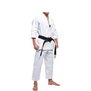 Combinaison de karaté pour homme en coton 100% de haute qualité, avec logo personnalisé, couleur personnalisée, prix le plus compétitif, First Fitness - Product Image 6