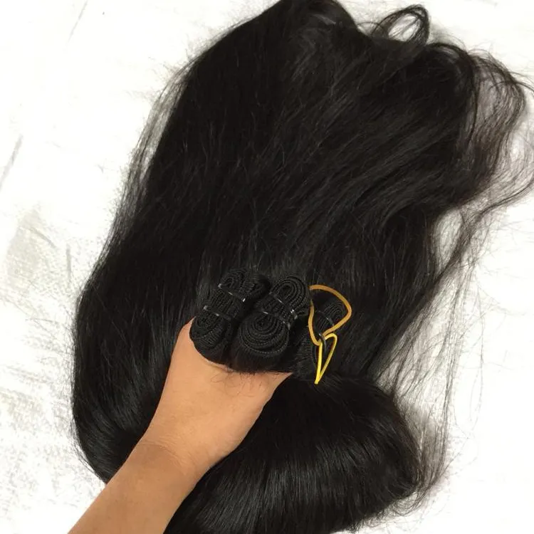Extensión de cabello lacio de grado alto, sin procesar, de la fábrica Nguyen Thi Nhi