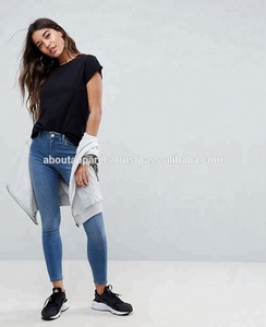 Camiseta elegante barata, venta al por mayor, Camiseta lisa de manga corta, camiseta de malla transparente - Product Image 4