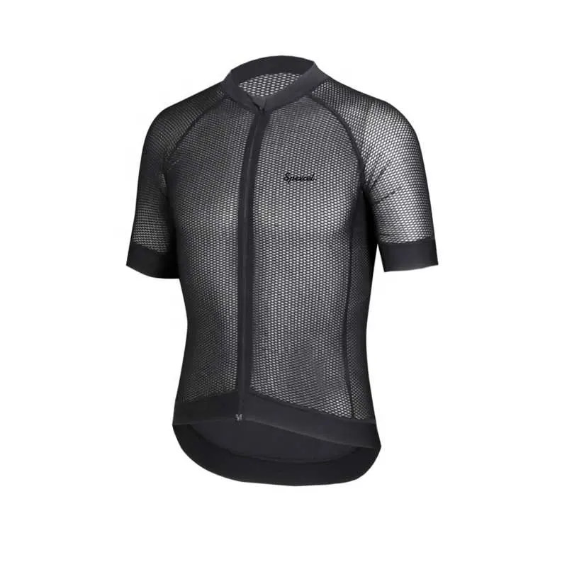 Spexcel-Camiseta de manga corta para ciclismo, tejido de malla con bloqueo plano y banda eléctrica ltaly Miti, 2020