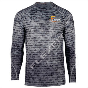 Camiseta de Pesca Transpirable de Alta Calidad al por Mayor, Talla Grande, con el Último Diseño, Impresión por Sublimación Personalizada, Unisex - Product Image 5
