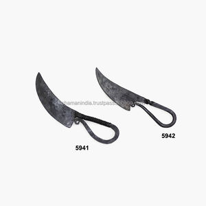 Hand Forged <b>Twisted</b> Handle <b>Knife</b> - Product Image 1