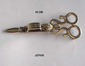 Coupe-cire en métal moulé poli de haute qualité fabriqué en laiton accessoires de bougie coupe-cire en laiton poli - Product Image 3