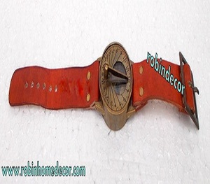 Antique Steampunk Wrist Brass <b>Compass</b> & Sundial-<b>Watch</b> Type Sundial <b>Compass</b> - Product Image 5