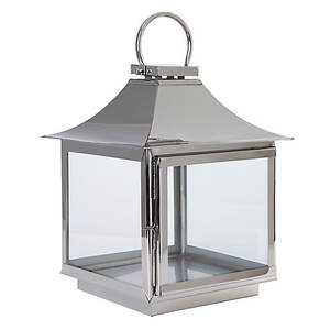 <b>Large</b> Stainless Steel Candle <b>Lantern</b> Elegant Metal Candle Holders & Jars for Parties & Weddings - Product Image 3