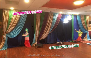 Boda de la estampilla Sangeet etapa decoración último de escenario de boda decoración - Product Image 3