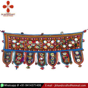 La mejor decoración tradicional de alta calidad para el hogar, tapiz de algodón artesanal Toran para colgar en la puerta india, colección de precios al por mayor - Product Image 2