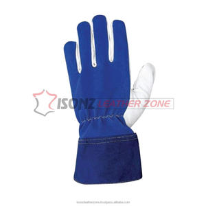 ถุงมือทำงานหนังกันลื่น OEM/ODM ทนทาน พร้อมข้อมือป้องกันความปลอดภัย ขนาด 10 นิ้ว ปราศจากน้ำยาง - Product Image 4