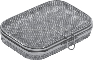 Professional Medical Sterilization Tray for Surgical Instruments Manual Wire <b>Mesh</b> Metal <b>Basket</b> Premium Quality Reusable - Product Image 5