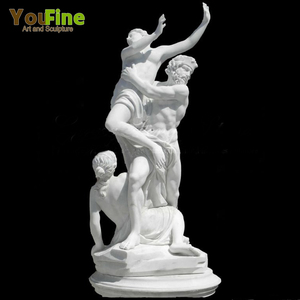 Statue en marbre d'extérieur, Statue de la mythologie lucreety teint - Product Image 4