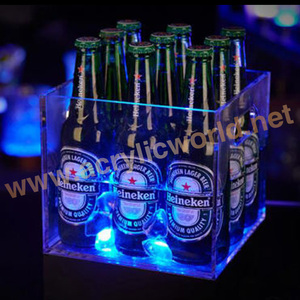 <b>Desktop</b> Acrylic Display <b>Stand</b> LED Wine Bottle Display <b>Stand</b> - Product Image 2