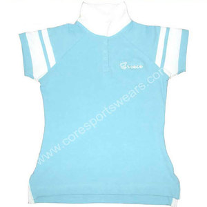 Nouveau logo personnalisé vente en gros nouvelle tendance mode décontractée rue porte des polos en coton vierge pour femmes - Product Image 1