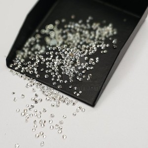 Diamants ronds brillants de taille très bonne, certifiés IGI, de 0,7 à 1,2 mm, moins 2 g, créés en laboratoire - Product Image 2