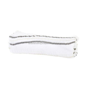 new born baby cotton muslin swaddle wrap bamboo muslin swaddle <b>blanket</b> gots certified custom swaddle wrap for unisex baby - Product Image 1