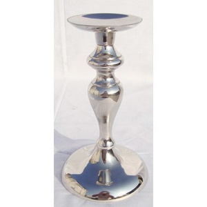 Portavelas de metal moderno Pilar de tendencia industrial para decoración del hogar Venta caliente para Navidad - Product Image 3
