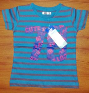 ใหม่ตราป้ายฤดูร้อนเด็กเสื้อผ้าเด็กเสื้อยืดลายแขนสั้นลูกเรือคอผ้าฝ้ายเสื้อ T บังคลาเทศสต็อก Lot - Product Image 3