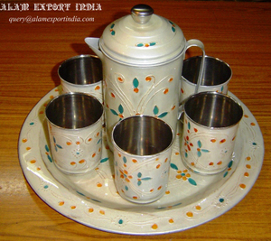 เหยือกทองแดงแท้ งานแฮนด์เมด ดีไซน์โบราณ เป็นมิตรกับสิ่งแวดล้อม คุณภาพแข็งแรง ขนาดใหญ่ สำหรับดื่ม  รับสั่งทำขนาดตามต้องการ สำหรับธุรกิจ - Product Image 6