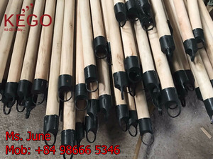 Palos de madera redondos de menos de 0,1 dólares, para escobas con hilo - Product Image 3