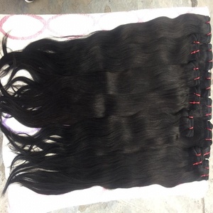 Paquete de cabello indio virgen birmano vietnamita crudo sin procesar muestra de cutícula de onda profunda recta a suelta incluida - Product Image 3