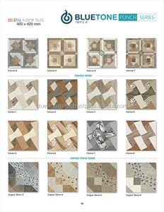 Carrelage de sol extérieur antidérapant 400x400, carreaux émaillés, carreaux en porcelaine, carreaux d'intérieur, forme carrée, surface polie, qualité AAA naturelle - Product Image 6