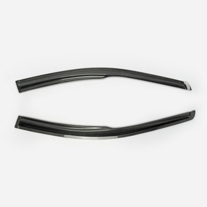 Viseras para ventana de 06-11 Civic 8th Gen FG1 FG2 Coupe, Deflector de escudo Windwon de fibra de carbono - Product Image 1