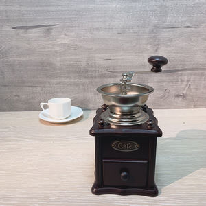 [Holar] Molinillo de Café Manual Rojo/Marrón Antiguo Hecho en Taiwán con Madera de Caucho y Hierro Fundido - Product Image 5